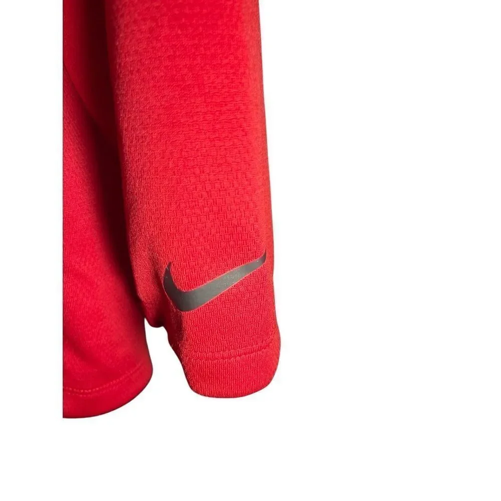 Nike men’s XXL red 1/4 zip pullover golf
